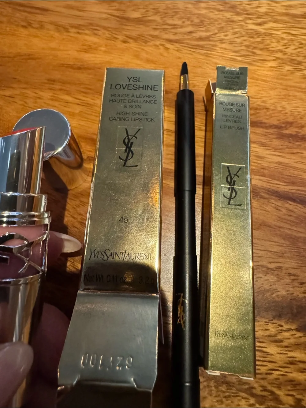Yves Saint Laurent Loveshine Sheer Lipstick & Liner Duo - Bright Red